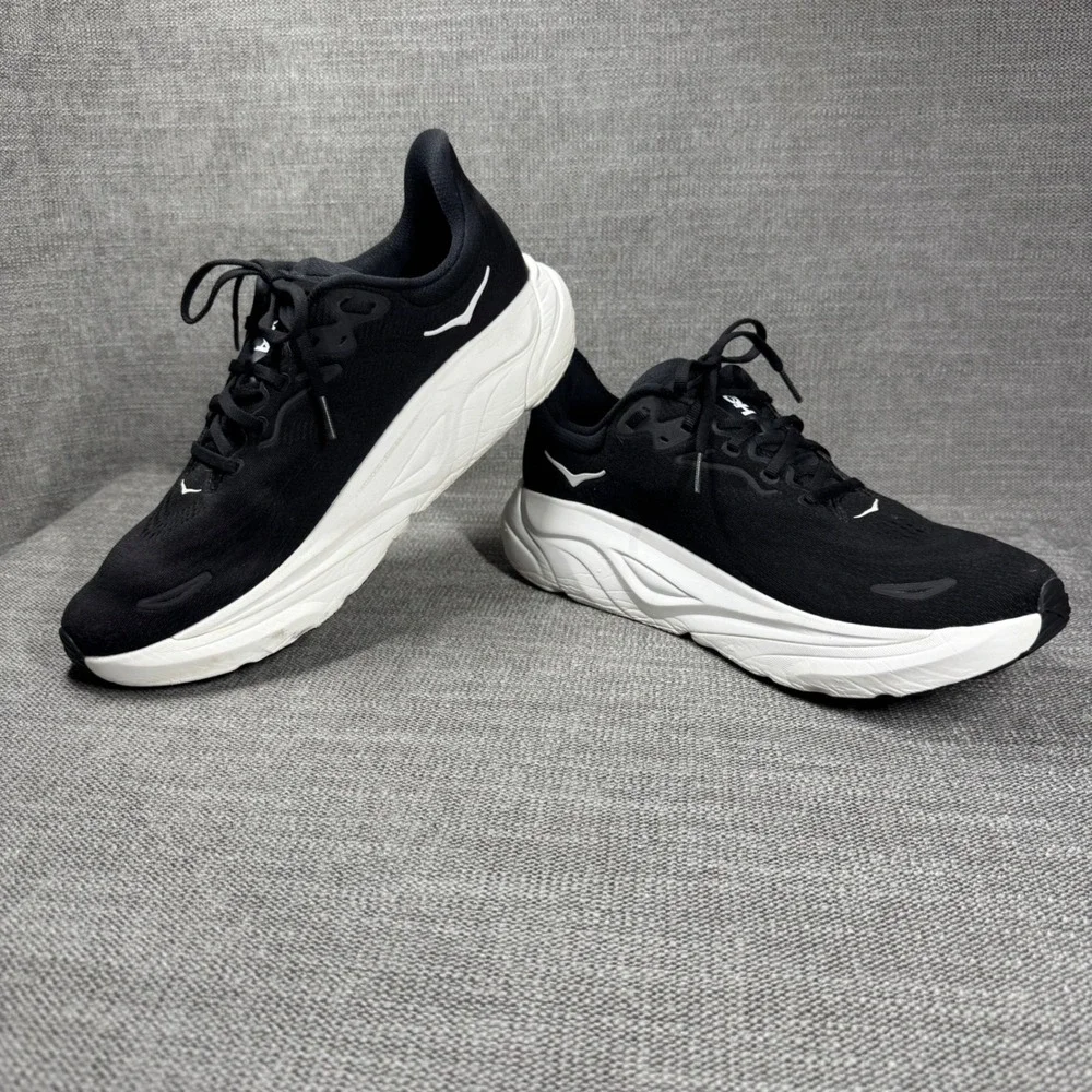Hoka Arahi 8 Mens 11D Running Shoes Black White Stability Sneakers *No Insoles